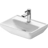 Duravit Fontein d-neo inbouw met kraanvlak 1 kraangat 45 cm hoogglans wit