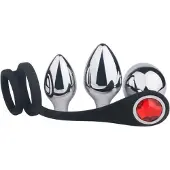 Toyz4Lovers Buttplug Set met Cockring Pleasure Bully
