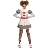 Leg avenue 2PC Creepy Clown inclusief str Multicolor Kleur