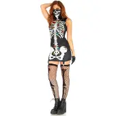 Leg avenue La Muerte Botjes en rozen jurkje Halloween Kostuum