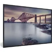 PosterMonkey Fotolijst incl. Poster - Forth Bridge in Schotland - 30x20 cm - Posterlijst