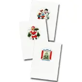 Pako compleet borduurpakket - drie kerstkaarten om zelf te borduren - 200.209 - voorgesorteerd garen - kruissteek - Aida - DIY kit