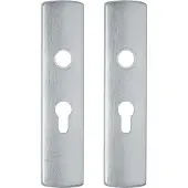 Axa Schild - Aluminium - Aluminium - - Binnendeurschilden 6210 PC55 aluminium