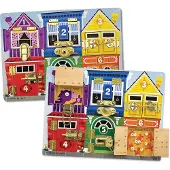 Melissa & Doug - Wooden Activity Board Latches