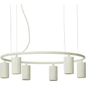 Pholc Hanglampe , Beige, Eetkamer, Aluminium