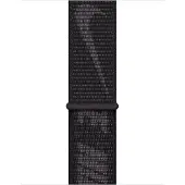 Apple Watch 38/40/41 mm Nylon Sport Loop Nike Horlogeband Zwart
