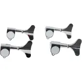 Fazley 10550 4-in-line stemmechanieken voor basgitaar chrome