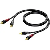 Procab CLA800 2x RCA Male - 2x RCA Male 3 Meter