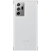 Samsung Galaxy Note 20 Ultra Clear Protective Back Cover Witte Rand