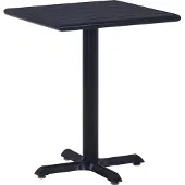 vidaXL Tuintafel, zwart, 60x60x75 cm