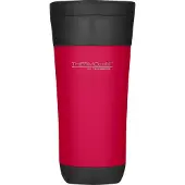 Thermos Flip Lid Tumbler Mug 425ml Roodkunststof 9x9xh19cm
