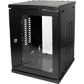 Logilink W09Z33B 10inch-wandkast 8 HE Zwart