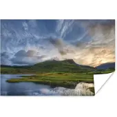 PosterMonkey Poster Schitterende wolken boven Snowdonia in Wales - 180x120 cm XXL