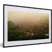 PosterMonkey Fotolijst incl. Poster - Zhangjiajie Nationaal Park - 60x40 cm - Posterlijst