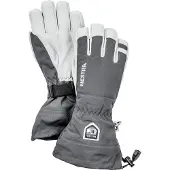 Hestra Army Leather Heli Ski, skihandschoenen grijs