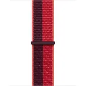 Apple Watch 38/40/41 mm Nylon Sport Loop Horlogeband RED