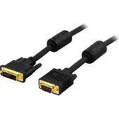Deltaco VE013-A, DVI-A VGA HD15 kabel - 2m