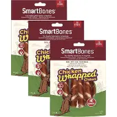 Smartbones Chicken Wrap Sticks - Hondensnacks - 3 x Kip 5 stuks