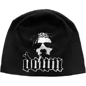 Ginza.se Down - Logo/Face Beanie Muts - Zwart