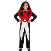 Partyking - Scissors Kinder Kostuum - Kids tm 7 jaar - Zwart/Rood