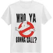 Hybris Online Ghostbusters - t-shirt who ya gonna call ? - white (xl)