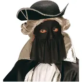 Widmann Venetiaans oogmasker zwart met sluier