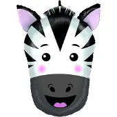 Ballongkungen AB - Folieballon - Zany Zebra (80 cm)