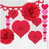 Amscan Decoratie Set Valentijnsdag