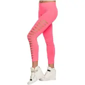 Boland Legging Met Scheuren Neon Roze