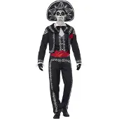 Smiffys Mexicaans Day of the Dead Senor Bot pak