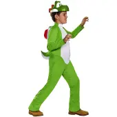 Nintendo Yoshi Deluxe Kostuum, Officieel Super Mario Kostuum, Kindermaat Medium (7-8)