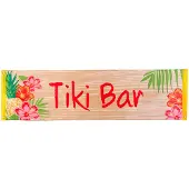 Boland - Polyester banner 'Tiki bar' - Tropisch - Hawaii - Themafeest - Tuinfeest