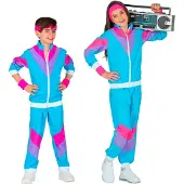 Widmann Trainingspak kinderen jaren 80 blauw