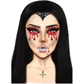 Leg avenue Vampire face jewels sticker