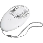 Mikamax Portable Hand Fan - Wit - 13 cm - Oplaadbare handventilator