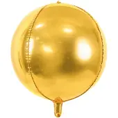 Party Deco Partydeco - Folieballon rond Goud