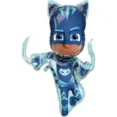 Amscan - PJ Masks - Folieballon - Helium ballon - Catboy - 53 X 93 Cm - Blauw - Leeg - 1 Stuks.