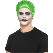 Smiffy Slicked Trickster Pruik Groen