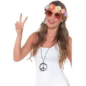 Smiffys Hippie festival set (multi)