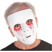 Amscan Gezichtsmasker Bloederige Ogen 24 Cm Polyester One-size