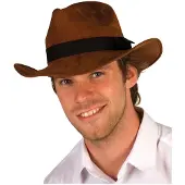 Palmer Agencies Ltd Indiana Jones Hoed deluxe (bruin)