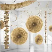 Usorteret Deko-Set 18-teilig gold