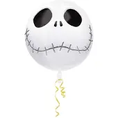 Amscan - Folieballon Orbz Jack Skellington - Halloween - Halloween Decoratie - Halloween Versiering - Halloween Ballonnen