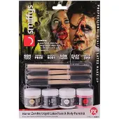 Smiffys Zombie liquid latex set (Meerkleurig)