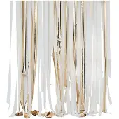 Ginger Ray Backdrop Wit Crème Goud