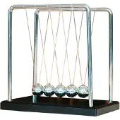 Mikamax - Giant Newton's Cradle - Wood & Steel Version