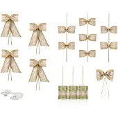 Party Deco Party Accessoire Auto Decoratie Set 5-delig, Bruin/Wit