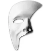 Carnival Toys Verkleedmasker Wit One-size