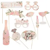 Ginger Ray Photo Booth Props ‘Bride to Be’ - 10 stuks