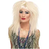 Smiffys Blonde retropruik voor vrouwen - Verkleedpruik - One size